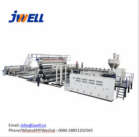 8m Plastic Sheet Machine , Upvc Extrusion Machinery 0.5-3mm Thickness